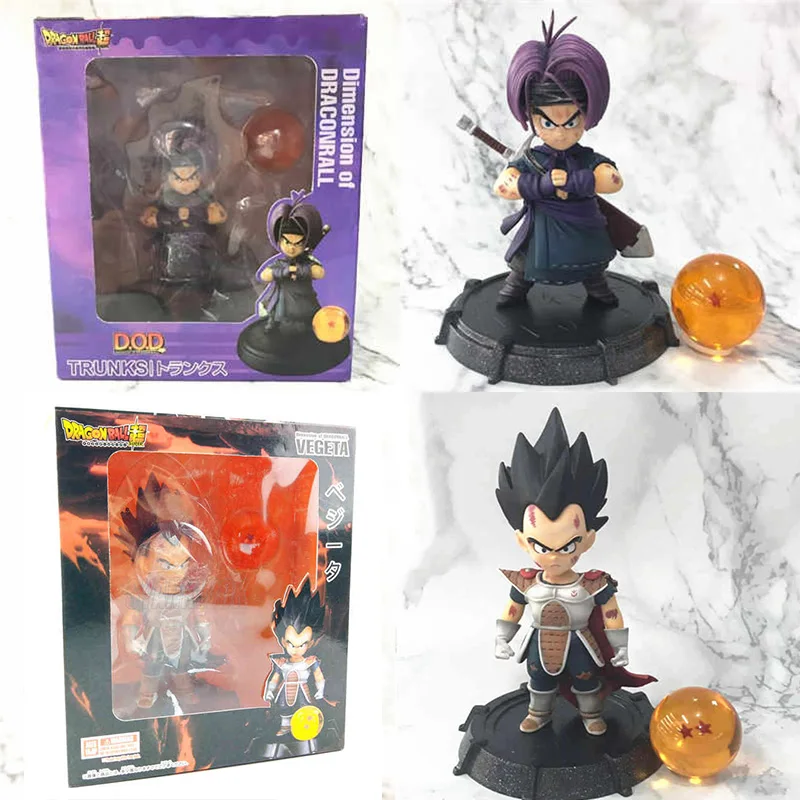 

Anime Dragon Ball Z DBZ Super God Vegeta Super Saiyan Trunks Pvc Action Figure Celloction Model Toys Gift For Boy