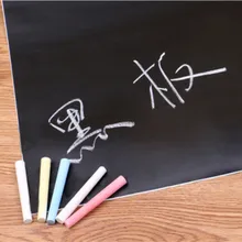 100 шт. 45x200 см меловая доска самоклеющаяся Съемная белая доска домашние наклейки доска для презентации DIY с маркерной ручкой белая доска