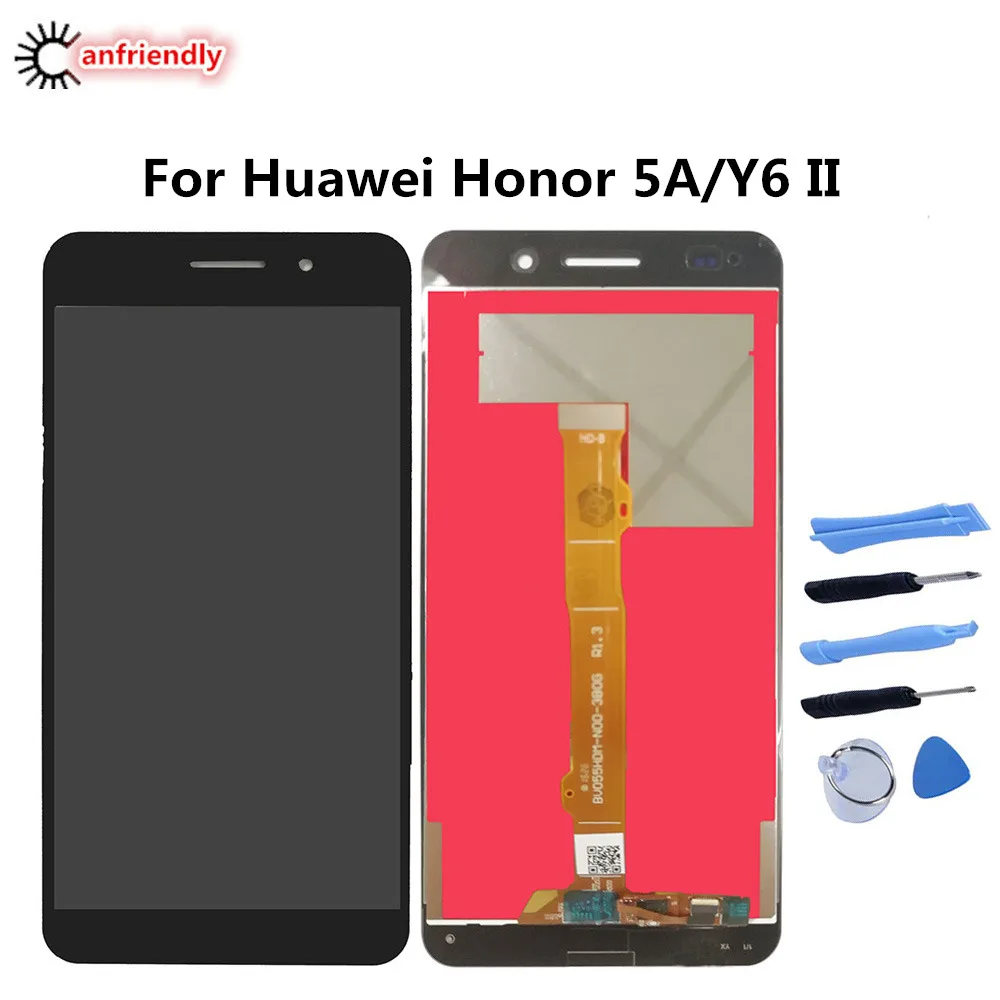 

For Huawei Honor 5A/Y6 II AL00 TL00 UL00 L03 L21 L23 LCD Display+Touch Screen Digitizer with frame Assembly For Huawei Y6ii lcd