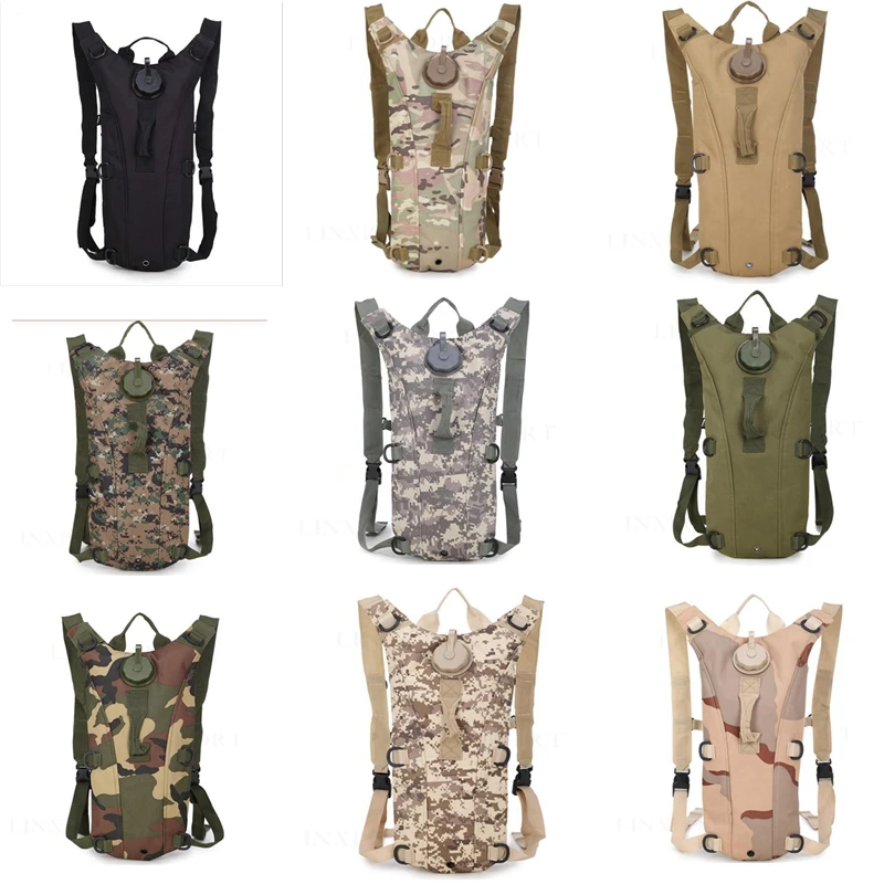 

9 Color Free Shipping Hydration Backpack with 3L Bladder Water Bag Water Backpack Great for Hunting Climbing Running and Hiking