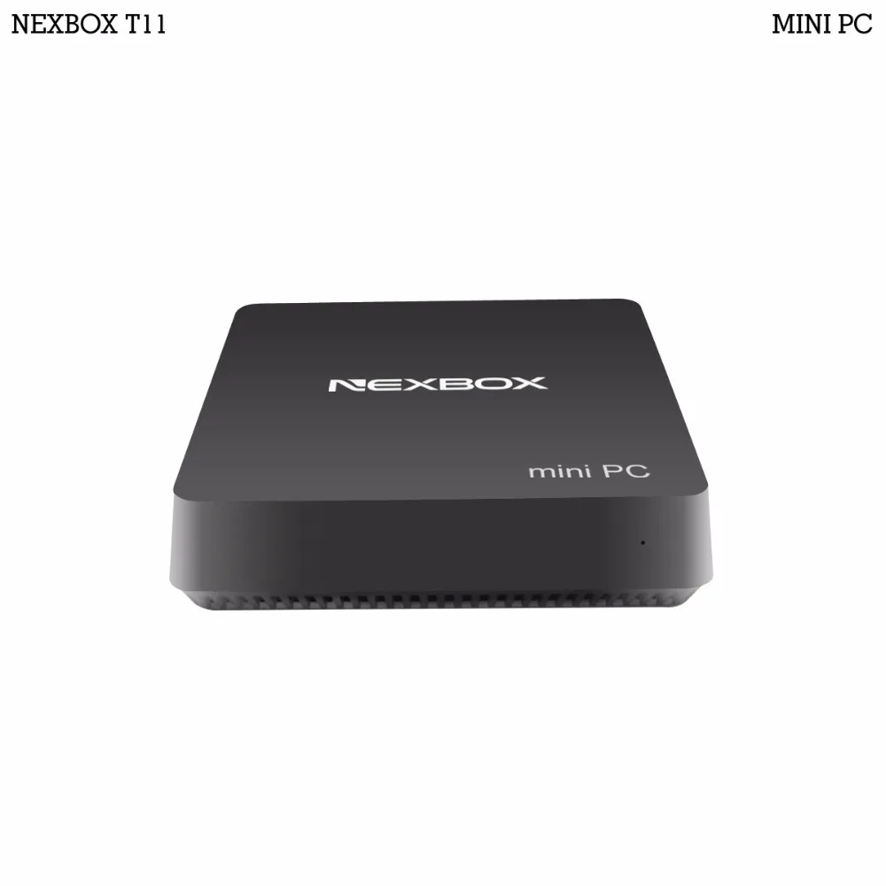 NEXBOX T11 MINI PC Intel Z8300 Quad-core Genuine Windows 10 2.4GHz WiFi 4GB/64GB HDMI VGA Support SATA DISK tv box- EU PLUG