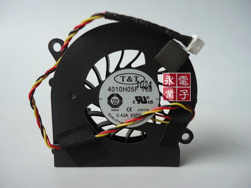 

SSEA Original NEW CPU Cooling fan for T&T 4010H05F 768 5V 0.42A 4CM 3PIN Video Card VGA Cooler notebook fan