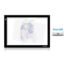 Huion l4s 17.7 polegadas led almofada de luz com cabo usb ultra-fino ajustável visão-protegido tracing board