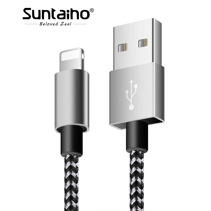 Suntaiho for iPhone X Charger Cable USB 2.1A Nylon Weaving Fast