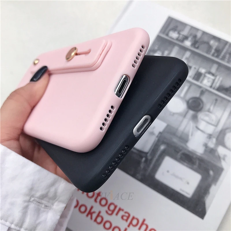 Чехол на запястье для iphone x xr xs max силиконовые чехлы с ремешком руку 8 7 6 6s plus 5 se