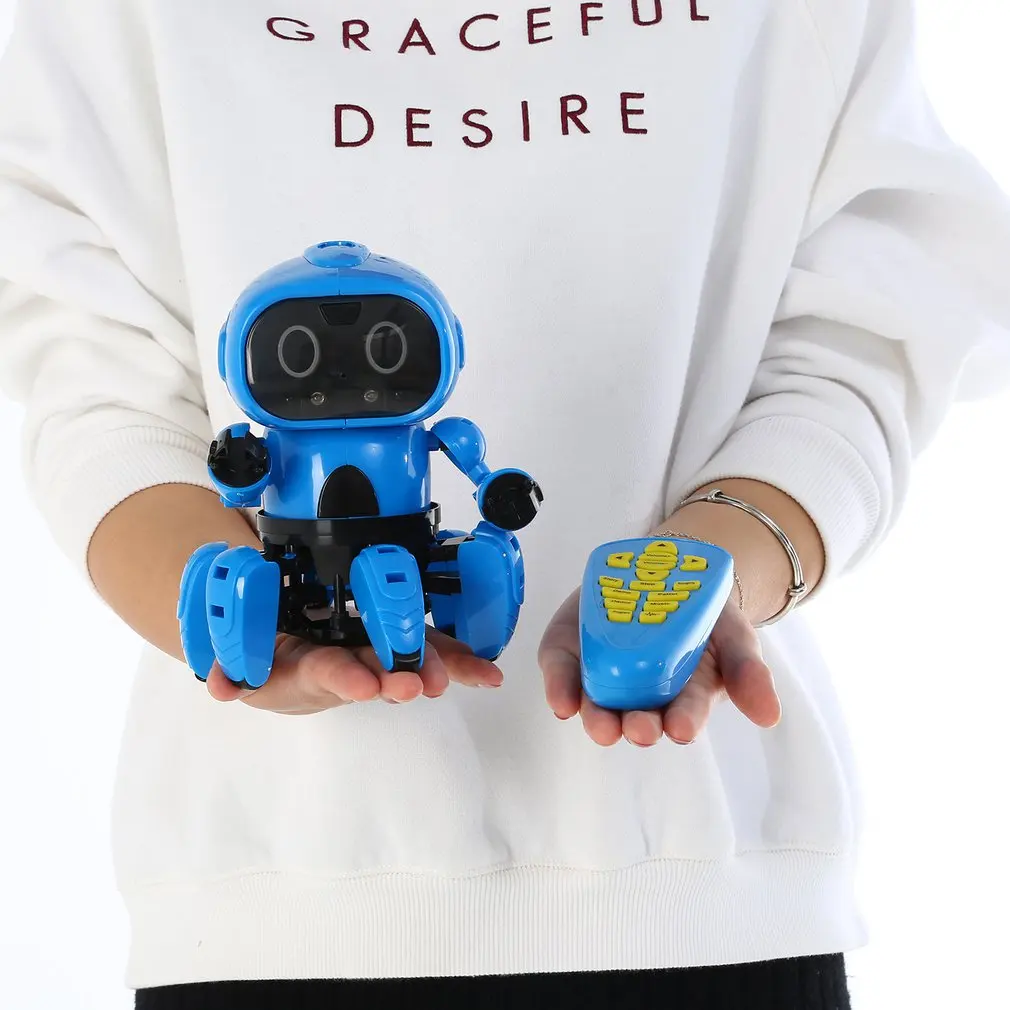 Smart Induction 6-Legged Electric RC Robot DIY Unassembled Kit Gesture Sensor Obstacle Avoidance Kids Remote Control Toys Smart Induction 6-Legged Electric RC Robot DIY Unassembled Kit Gesture Sensor Obstacle Avoidance Kids Remote Control Toys