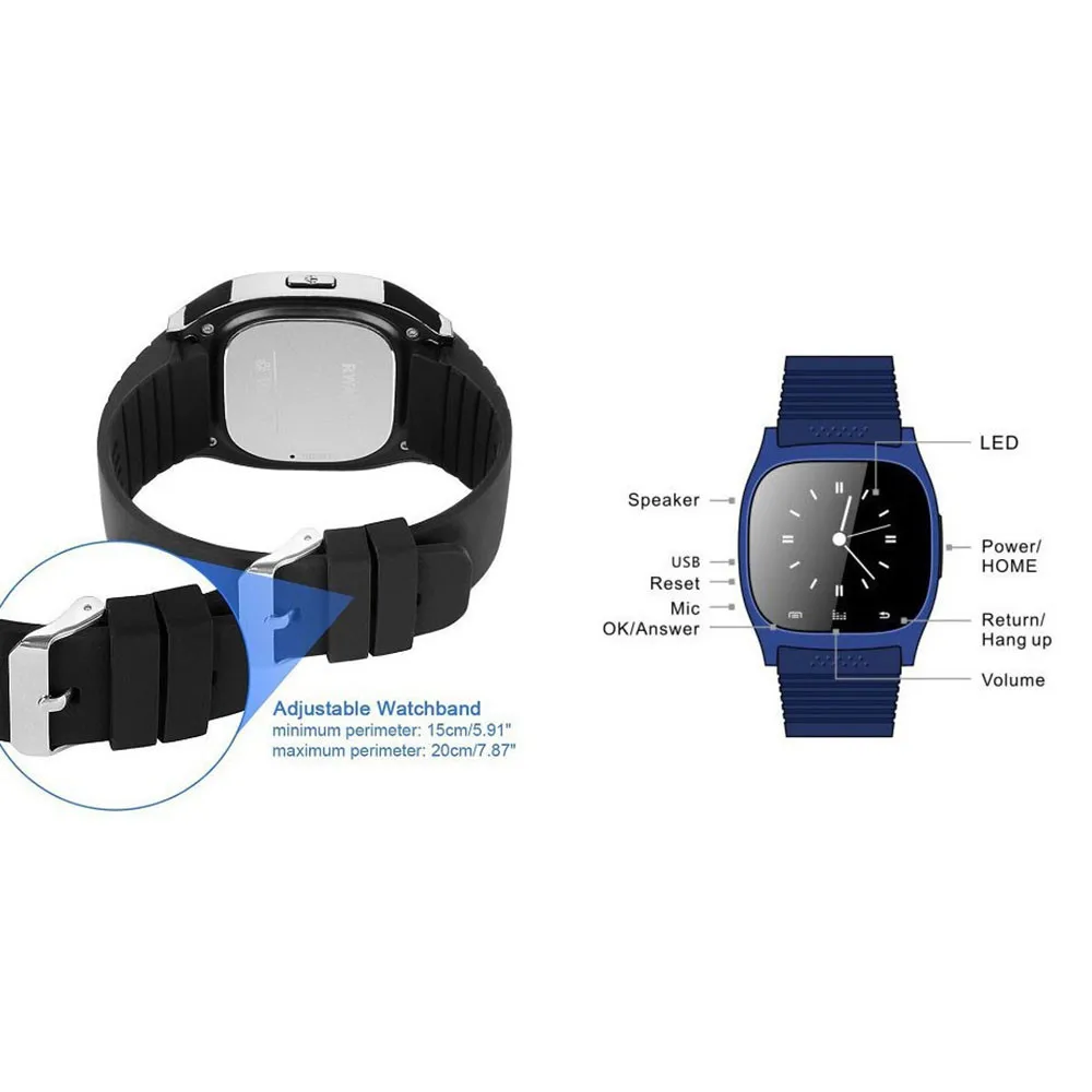 Спортивные Смарт часы M26 смарт браслет Bluetooth с циферблатом телефон анти потеря