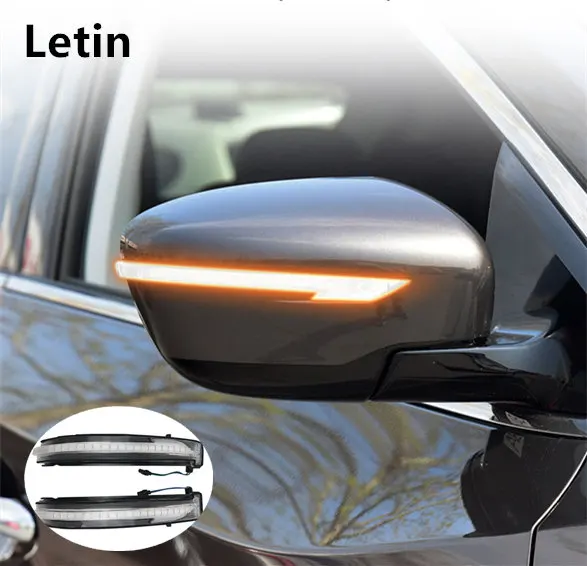 

For Nissan X-Trail T32 Qashqai J11 14-18 Murano Z52 Juke Navara NP300 Side Mirror indicator dynamic blinker LED Signal Light