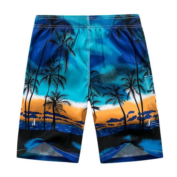 Lkbest модные летние Для Мужчин's Пляжные шорты Повседневное свободные пляжные Шорты быстросохнущие Для мужчин купальники Шорты Большие