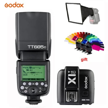 

Godox TT685C 2.4G Wireless High-Speed HSS 1/8000s TTL Speedlite Flash for Canon 750D 700D 70D 60D 7D 6D 5D Mark II III DSLR