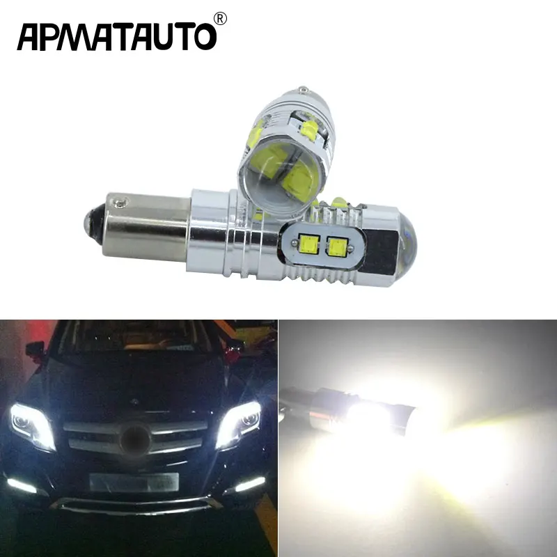 

2x LED BAX9S H6W lamp 6000K White XBD Chips LED Car Parking Lights bulb DRL 12V For Mercedes W210 E420