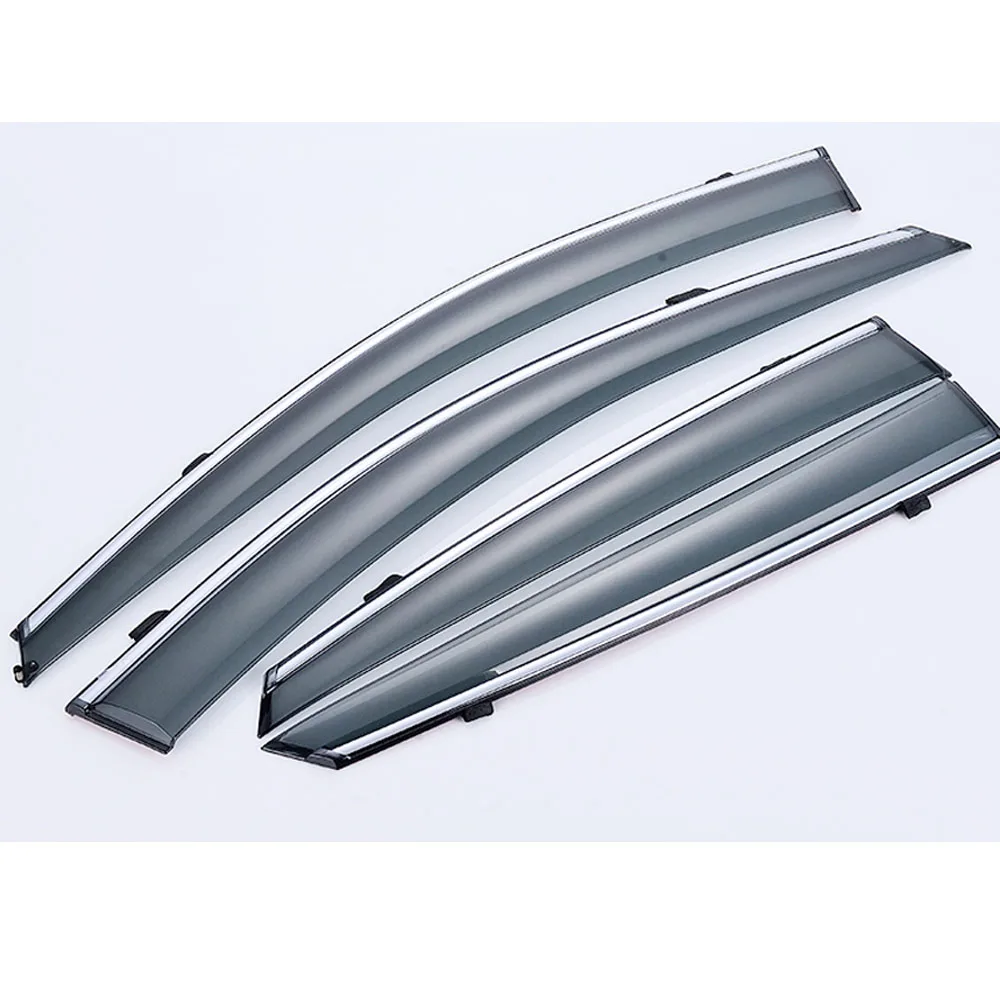 Car Stick Lamp Plastic Window Glass Wind Visor Rain/Sun Guard Vent 4PCs For Mazda CX-5 CX5 2nd Gen