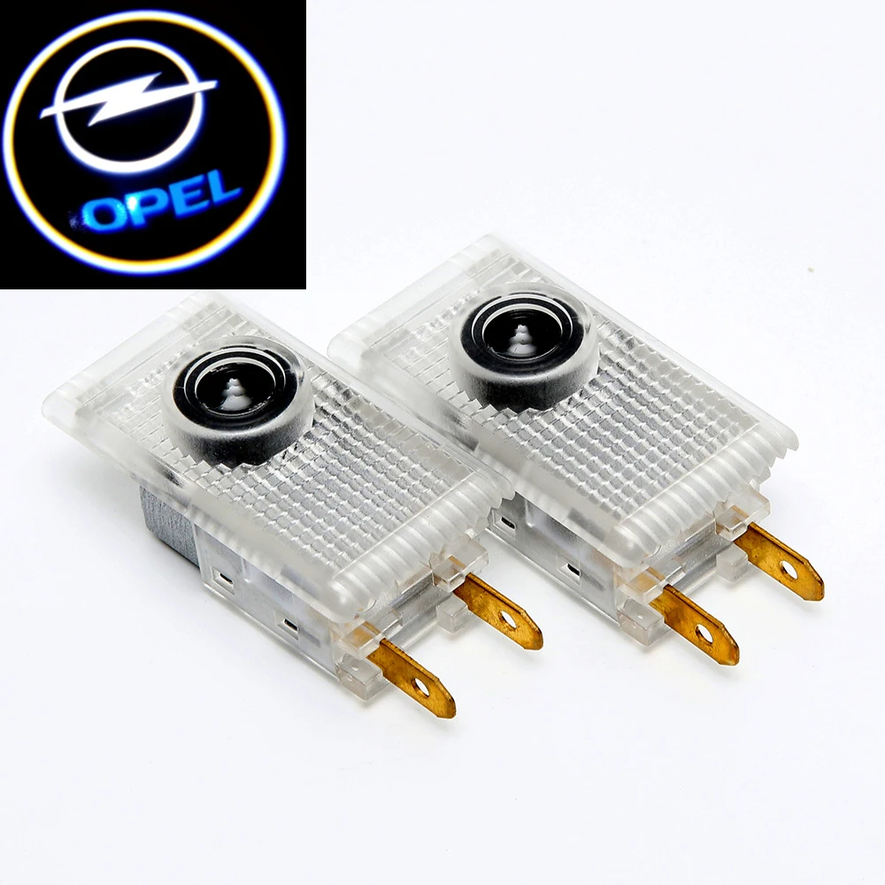 

2pcs Car LED Door Welcome Logo Laser Projector Ghost Shadow Light For Opel Insignia opel logo car lights