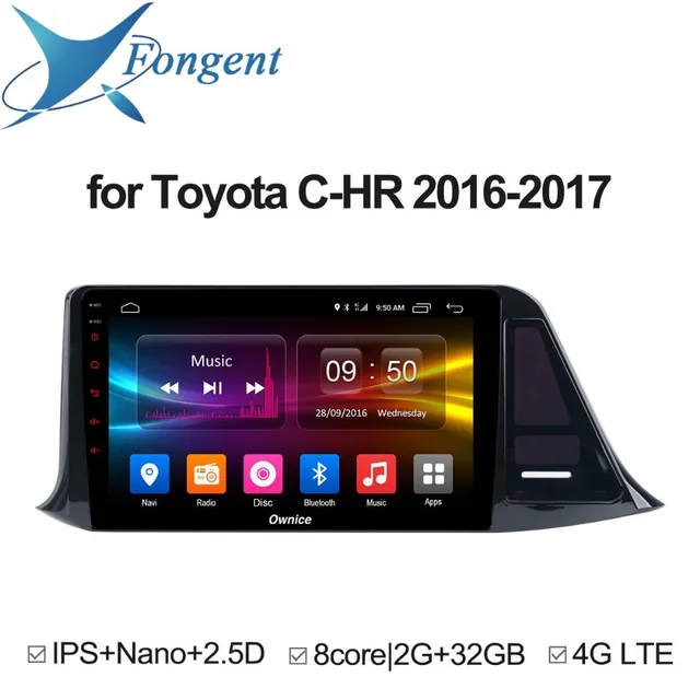 Cars Parts and Accessories for Toyota CHR CHR 2016 2017 Car Android Unit Stereo Audio GPS