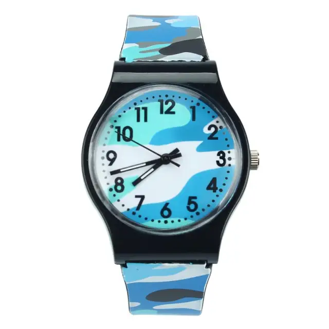 Kids watches Boys Camouflage clock Children Girls Silicone Band Quartz Wristwatc Kids watches Boys Camouflage clock Children Girls Silicone Band Quartz Wristwatc