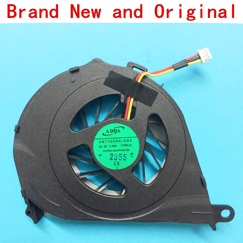 New laptop CPU cooling fan Cooler radiator for Toshiba Satellite L650 L650D L655 L655D L750 L750D l755 ADDA AB7705HX-GB3 (cwbla)