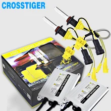 1 комплект ксеноновых ламп комплект ксенонового блока зажигания+ H4 H7 H1 H8 H9 H11 9005 9006 HID лампы 6000k 55W 12V HID H4 Xenon H7 Фары для автомобиля