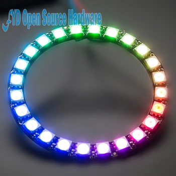 

24bit WS2812 5050 RGB LED Built-in full-color actuate lights Round development board