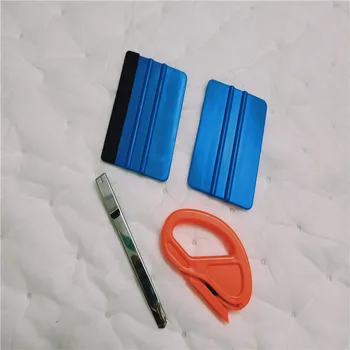 

4pcs/set Car Squeegee Scraper Spray Bottle Kit Wrapping Tools Installation Knife Vehicle Vinyl Wrap Film Sticker Car Accessories