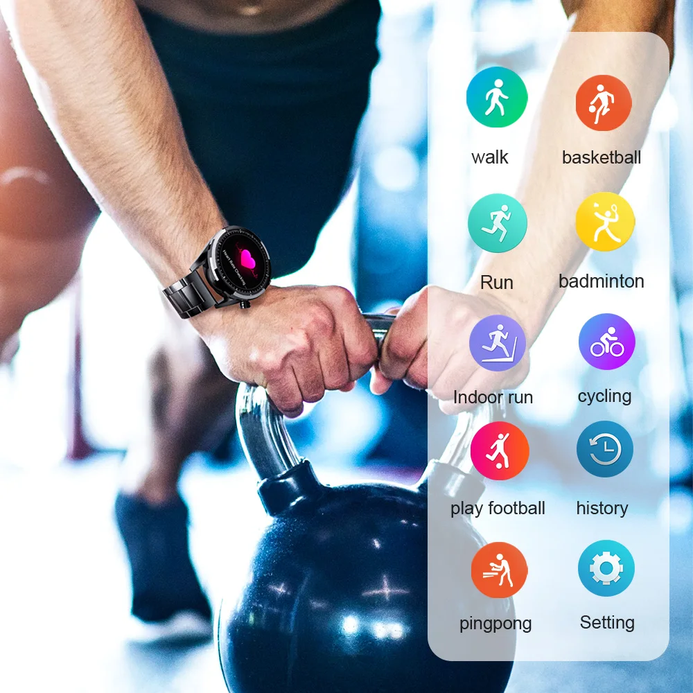 New LOKMAT LK08 4G Smart watch Android 7.1 MTK6739 3GB+32GB 400*400 AMOLED Screen 610mAh Battery Smartwatch GPS Smartwatch Men