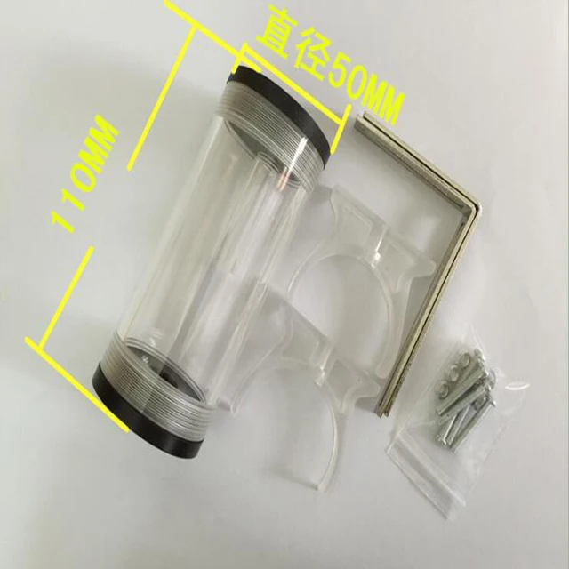 Special Offers 60-210mmCylindrical Acrylic Water Tank for Computer Water Cooling Cooler With Installation Accessories DIY Water Tank Special Offers 60-210mmCylindrical Acrylic Water Tank for Computer Water Cooling Cooler With Installation Accessories DIY Water Tank