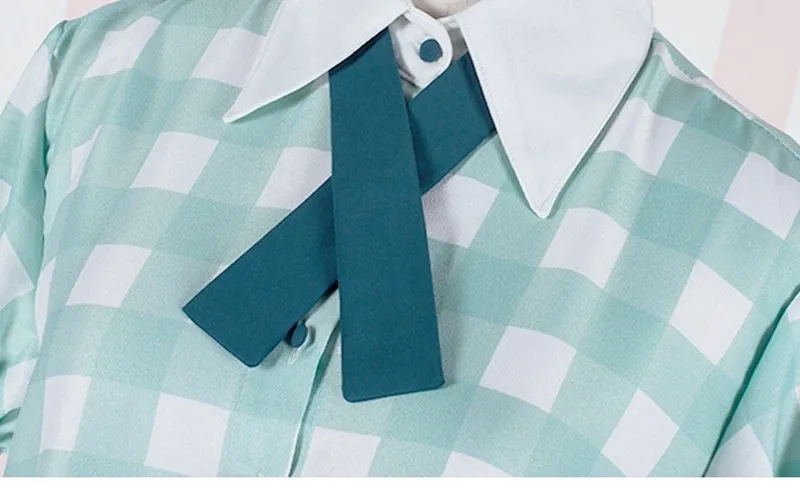 JK Plaid Blouse (2)