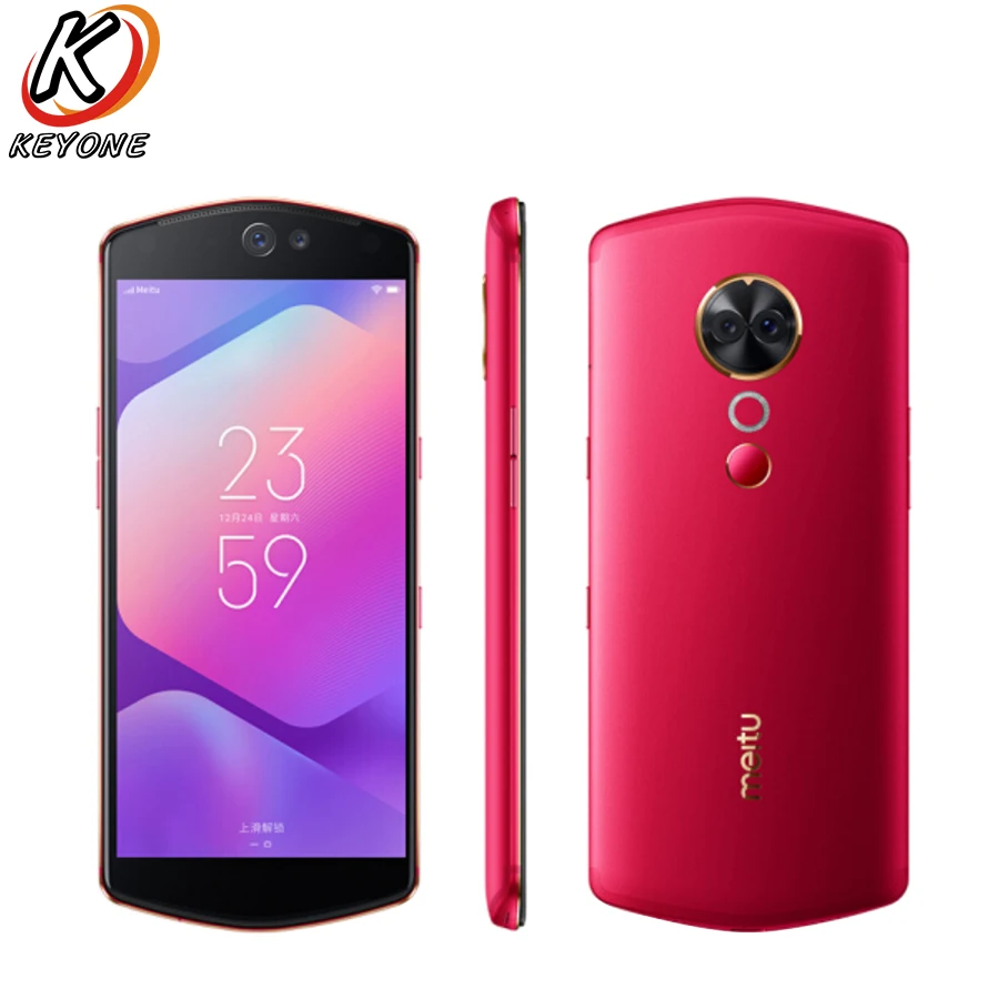 New Meitu T9 LTE Mobile Phone 6.01 inch 6GB RAM 128GB ROM Snapdragon 660 Octa Core Android 8.1 Dual Front/Rear Camera Smartphone New Meitu T9 LTE Mobile Phone 6.01 inch 6GB RAM 128GB ROM Snapdragon 660 Octa Core Android 8.1 Dual Front/Rear Camera Smartphone