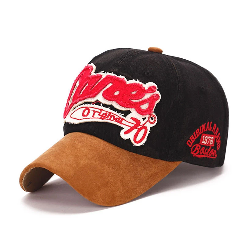 2019 весна унисекс хлопок бейсболки с вышивкой буквы Мальчики Snapback папа шляпы