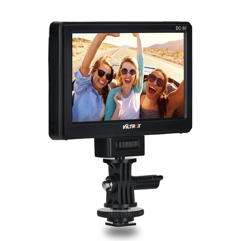 Viltrox DC 50 Portable 5 HD Clip on LCD HDMI AV Camera Video Monitor for Canon