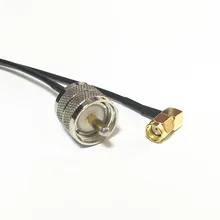 Штекер UHF штекер PL259 переключатель RP-SMA штекер правый угол помощью соединительного кабеля RG174 20 см " адаптер
