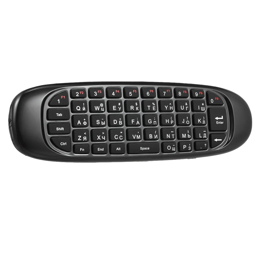 

Russian English Version Air Mouse Wireless Keyboard 2.4G Remote Control 6-Axis Motion Sensing for Smart TV Android TV BOX PC