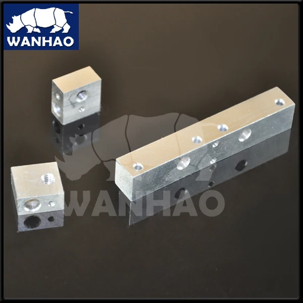 

Wanhao Duplicator 4 3d printer MK10 dual aluminum block kit