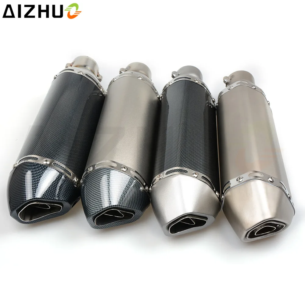 38-51MM Motorcycle Exhaust Modified Muffle Pipe Stainless Steel Universal for kawasaki honda Benelli Ducati Yamaha Suzuki KTM
