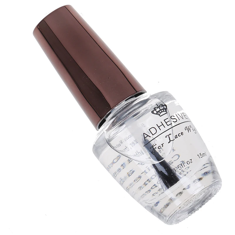 15ml High Quality Hair Beauty Profession Lace Wig Adheisve Hair Glue Adhesives Glue Brush-on For Lace Wig Salon Accessory