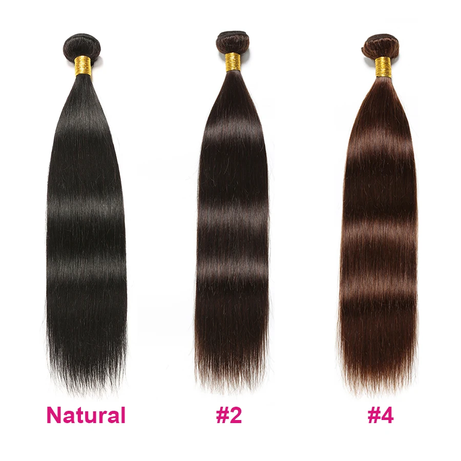 Mslynn Hair Malaysian Straight Hair Bundles Human Hair Bundles Deal Can Buy 1/3/4 Bundles Non Remy Hair Extensions Natural Color