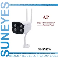 SunEyes SP-S703W 720 P HD IP Камера Outoor Wi-Fi Беспроводной P2P Плагин Играть ИК Ночного Видения Поддержка Точка Доступа AP