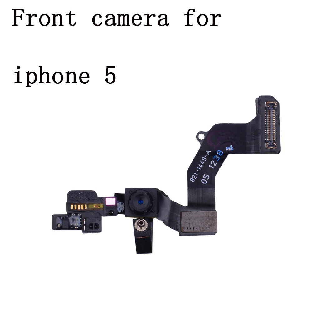 Фронтальная камера высокого качества для iPhone 6 Plus 6S 6s 5 5c SE 5S кольцо держатель