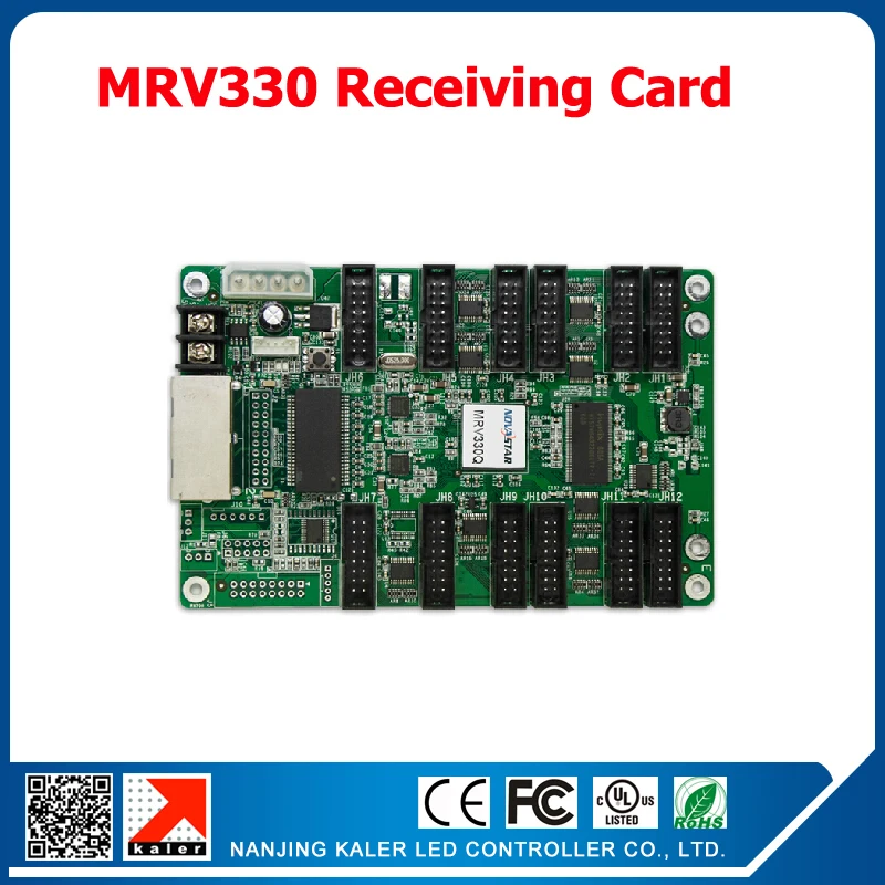 

Factory price ready to ship Novastar 256*226pixel led display receiving card mrv330 sychronous display controller indoor outdoor