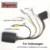 26 PIN RGB cvbs (RCA) AV Converter per Volkswagen Fabbrica Originale Macchina Fotografica di Uscita per Terza Parte OEM/After Market Capo Unità DVD