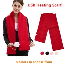 5 V Автомобильный USB Электрический нагревательный шарф с подогревом нагрудник защита шейного позвонка теплый для шеи Зимний мужской и женский