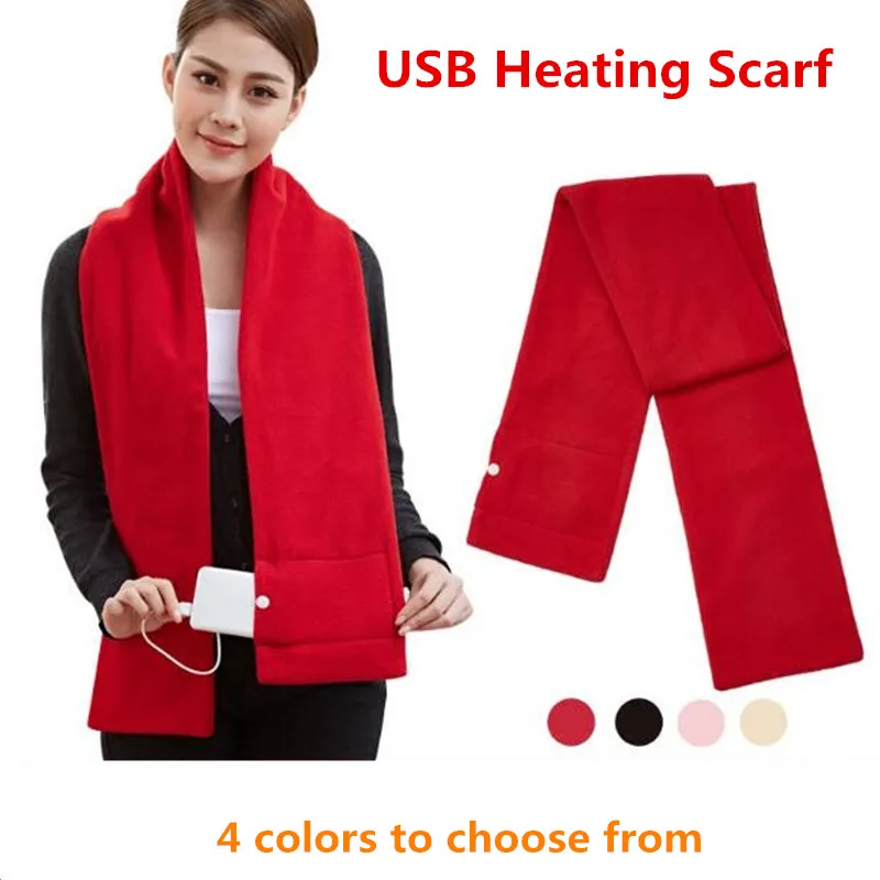 

Free Shipping 5V Car USB Electric Heating Scarf Heating Bib Protection Cervical Vertebra Warm Neck Winter Men And Women