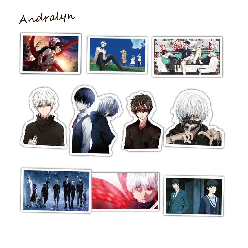 10/50 шт в наборе одежда с надписью Tokyo Ghoul для рисования граффити Стикеры s Чемодан
