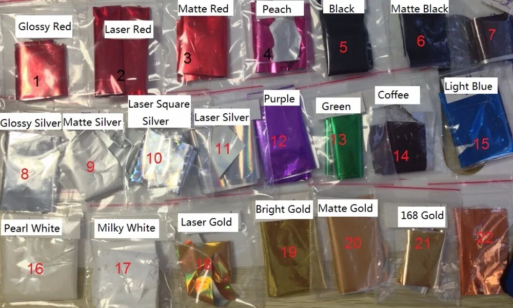 foil color - 