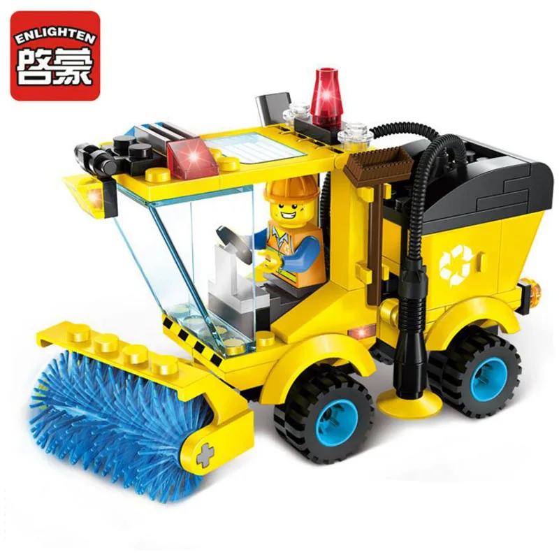 

Brick Toys For Children Kids 102pcs Sweeper Model Set Assembly Building Blocks Enlighten Educational Toy Birthday Gifts