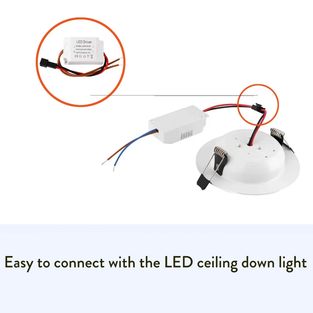 Description Picture 2 of itemLED Constant Current Driver 85-265V 1-3W 4-5W 4-7W 8-12W 18-24W Power Unit Supply Light Transformers For LED Downlight Lighting