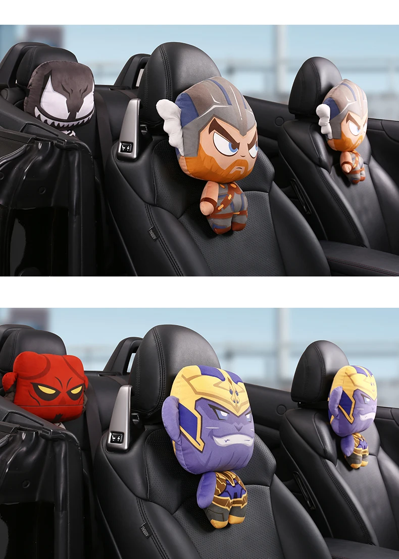 Assento de Carro Encosto de Cabeça do Carro Almofadas para o Pescoço Assento de Cabeça Acessórios de Carro Pescoço Travesseiro Super Herói Apoio 12 Almofada para pescoço