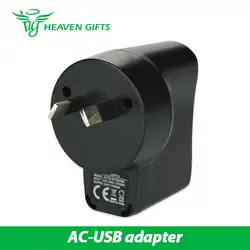 HeavenGifts АС Plug AC-USB настенный адаптер Зарядник для зарядка через usb переходник для путешествий Австралия Новая Зеландия e-сигареты вейп