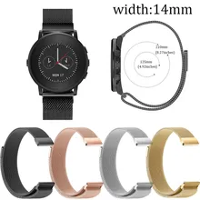 CARPRIE наручные Миланезе магнитные Петля Нержавеющая сталь Смарт-часы ремешок для Pebble время КРУГЛЫЙ 14 W1012 челнока