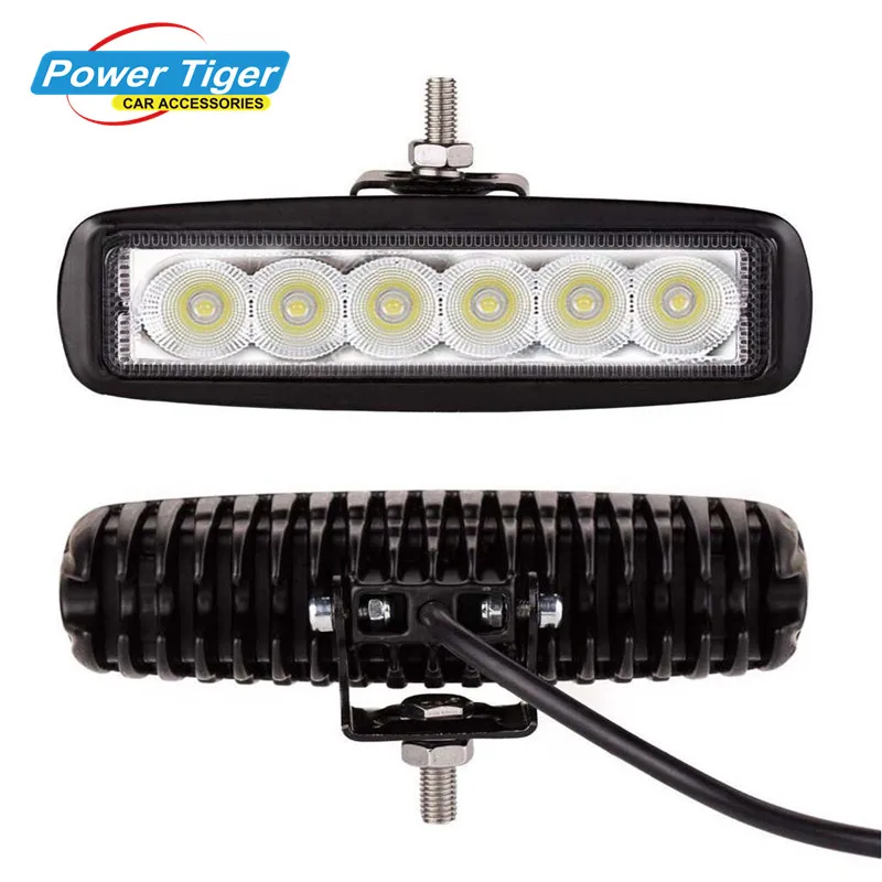 Prix pour 2000LM Super Bright Feux Diurnes 10-32 V Universal 18 W LED D'inondation/Spot Light Work Off route Lampe Brouillard Conduite Bar Prix pour 2000LM Super Bright Feux Diurnes 10-32 V Universal 18 W LED D'inondation/Spot Light Work Off route Lampe Brouillard Conduite Bar