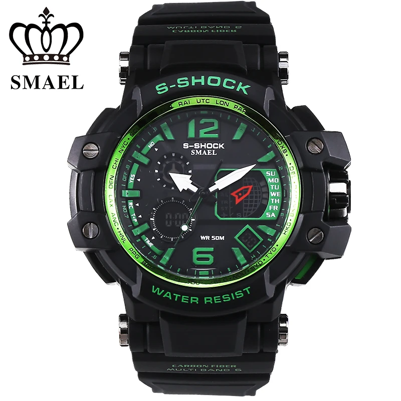 Popular SMAEL font b Sport b font Watches Men LED Digital Watch Military S Shock Date